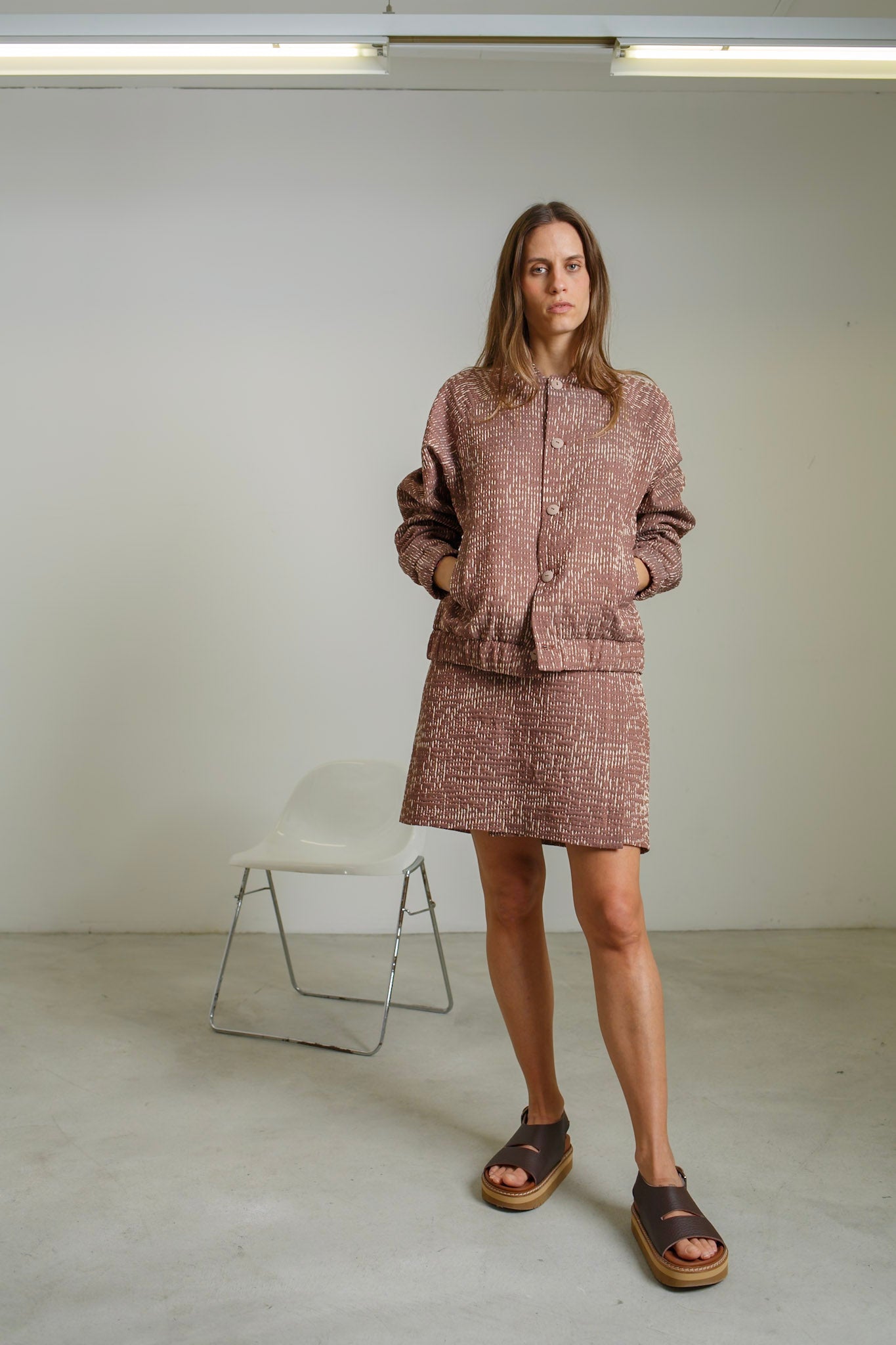 BO01 - Brown Bomber Jacket