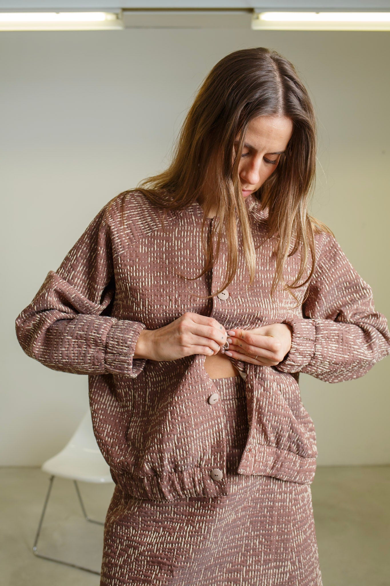 BO01 - Brown Bomber Jacket