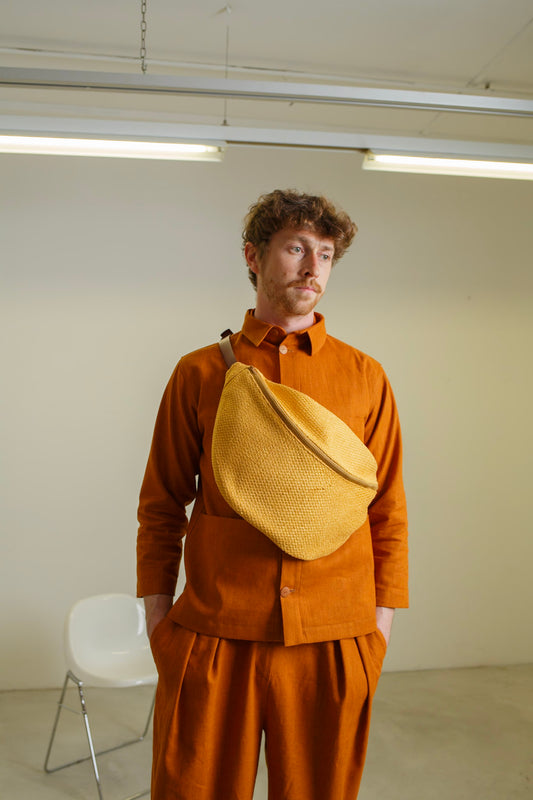 MA01 - Spacious Yellow Belt Bag