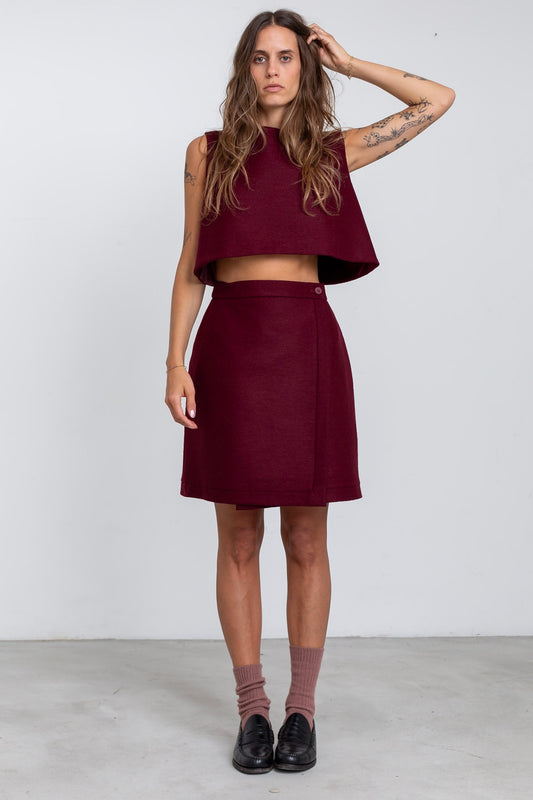 TO10 - Grape Wool Top