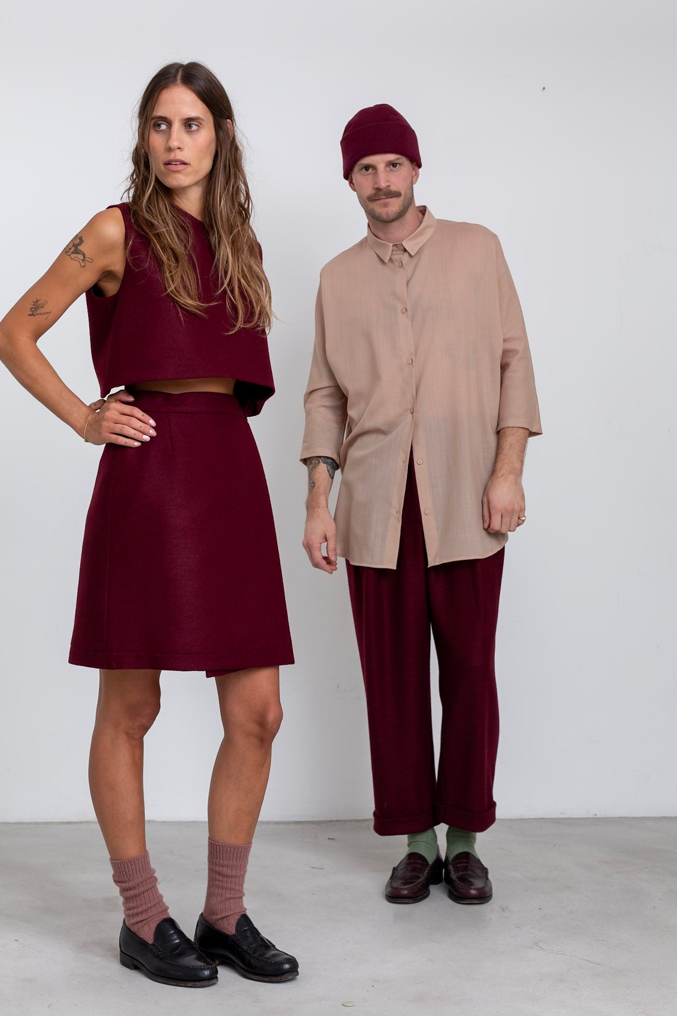 TO10 - Grape Wool Top