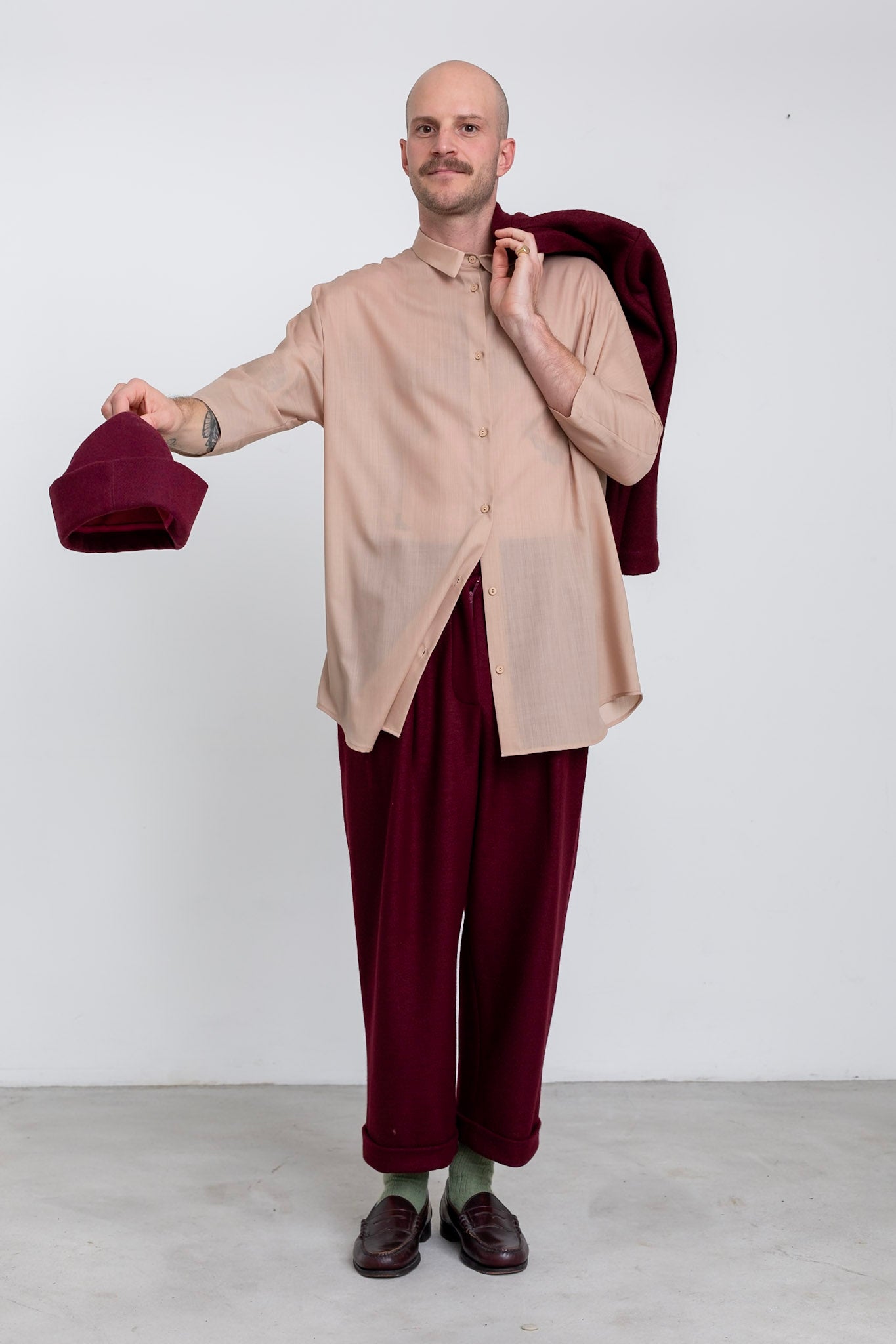 HAT - Grape Waterproof Merino Wool Beanie