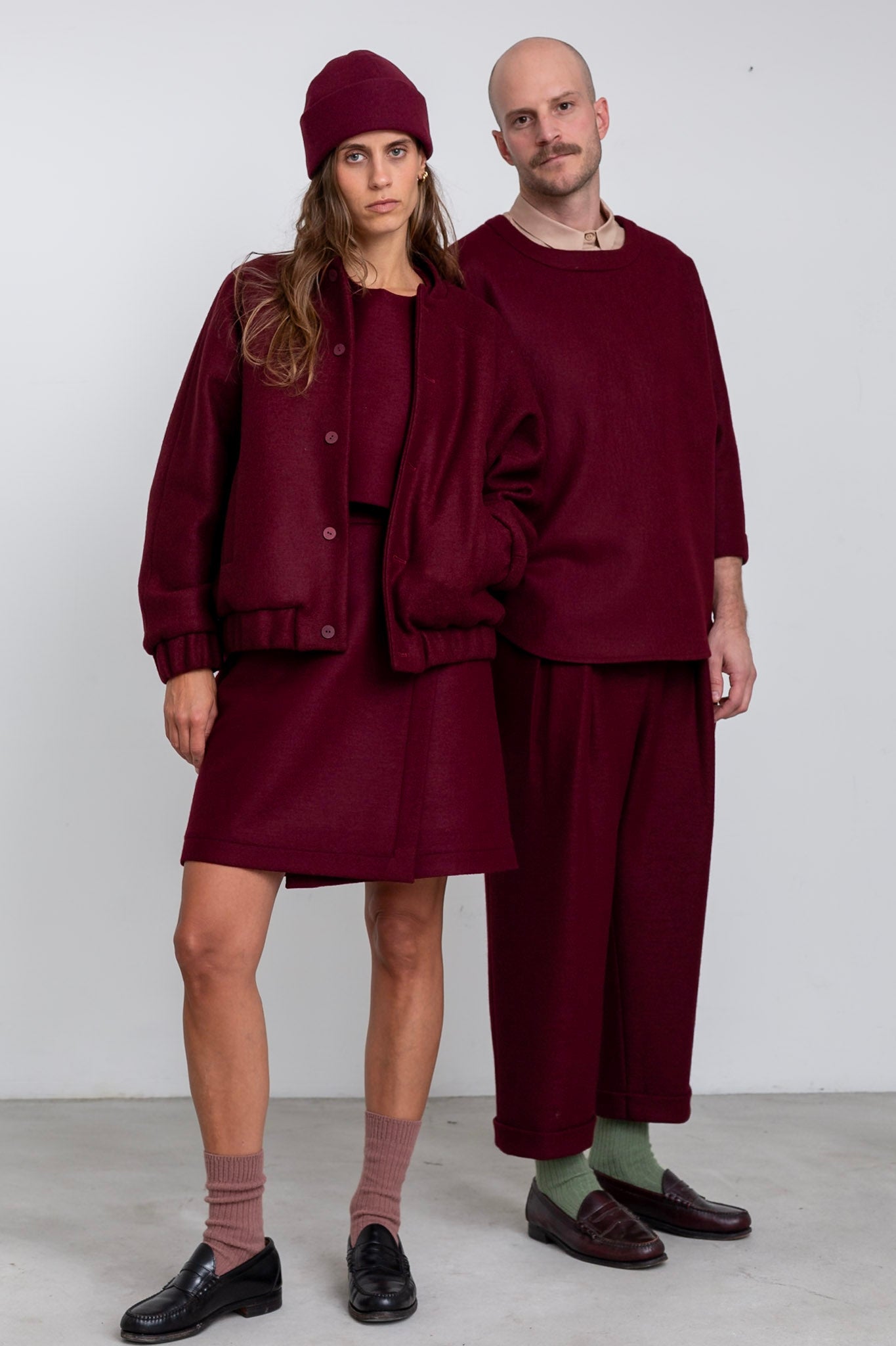 FE01 - Grape Wool Pullover