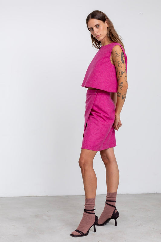 TO10 - Pink Merino Top