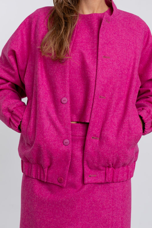 BO01 - Pink Merino Jacket