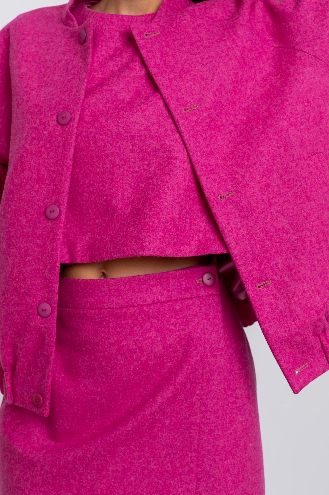 BO01 - Pink Merino Jacket