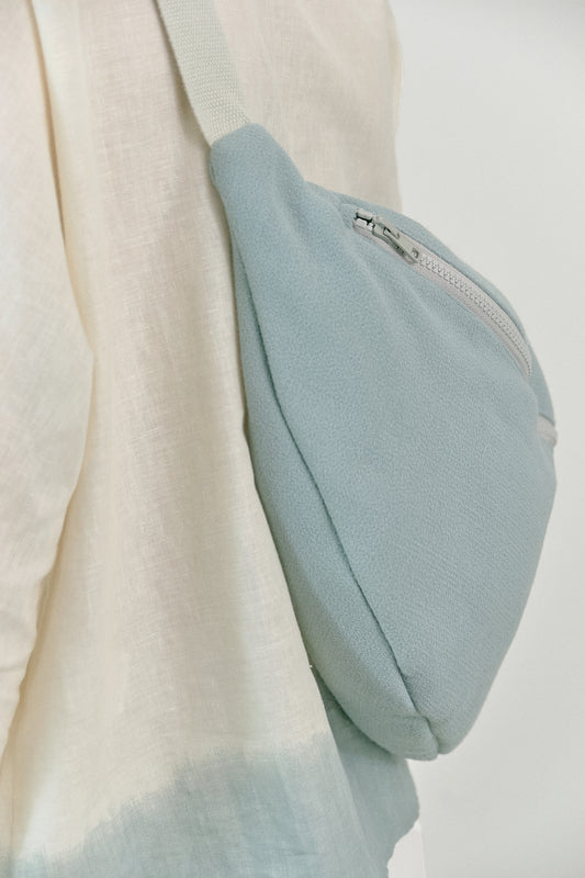 MA01 - Sage Green Spacious Belt Bag