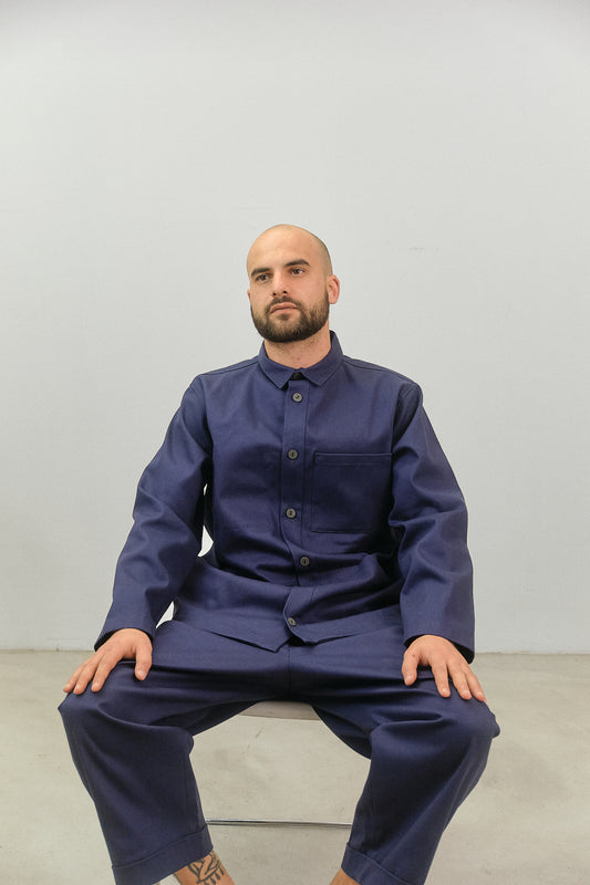 WJ01 - Navy Blue Working Jacket