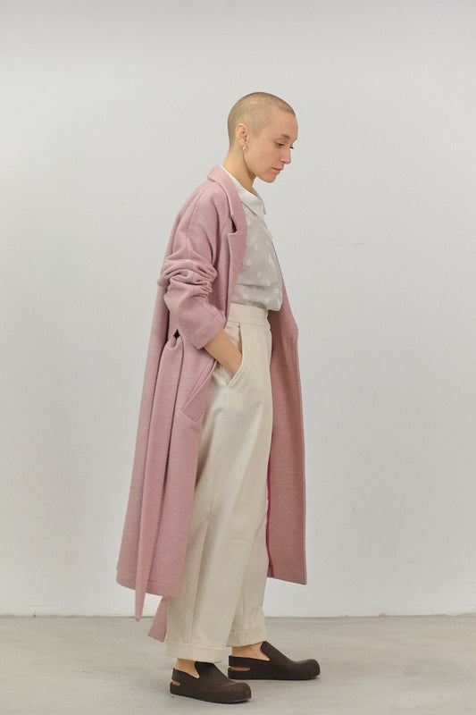 GI08 - Old Rose Wool Overcoat