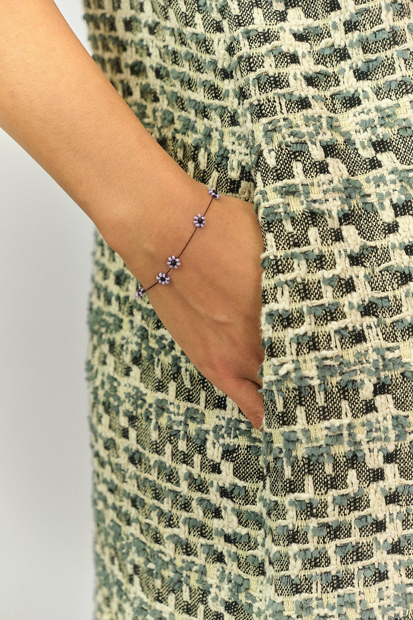 GO03 - Bouclé Wrap Skirt