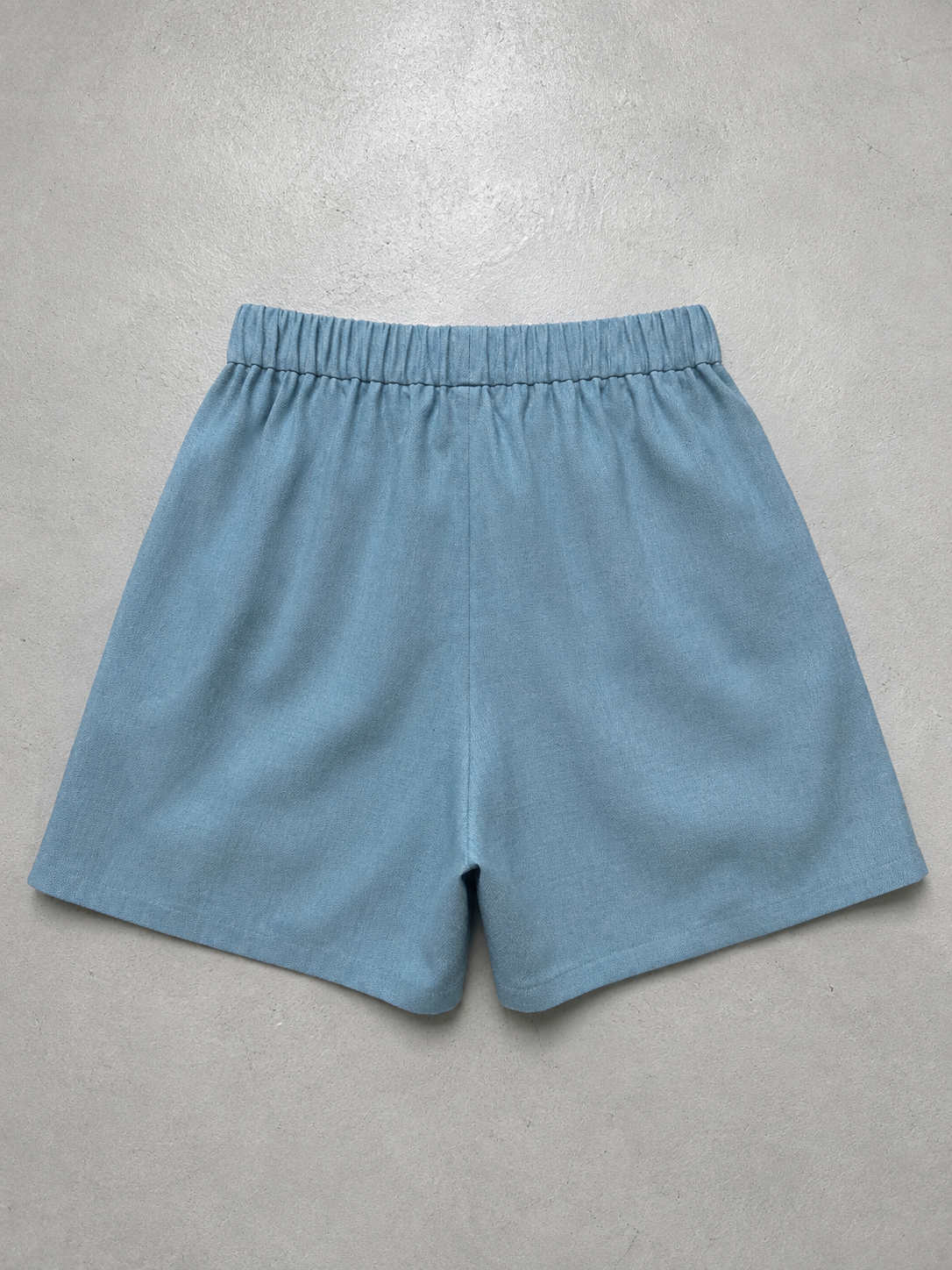 PA16 - Blue Sage Silk Shorts