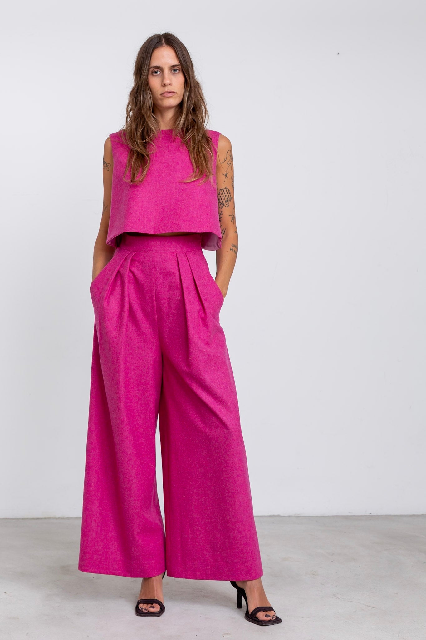 TO10 - Pink Merino Top