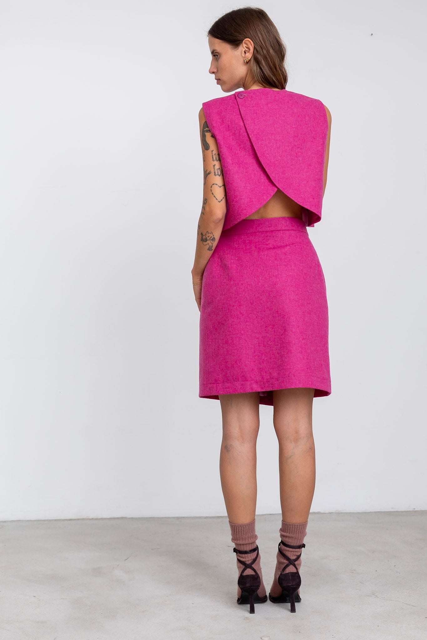 TO10 - Pink Merino Top