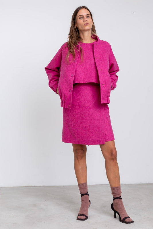 BO01 - Pink Merino Jacket