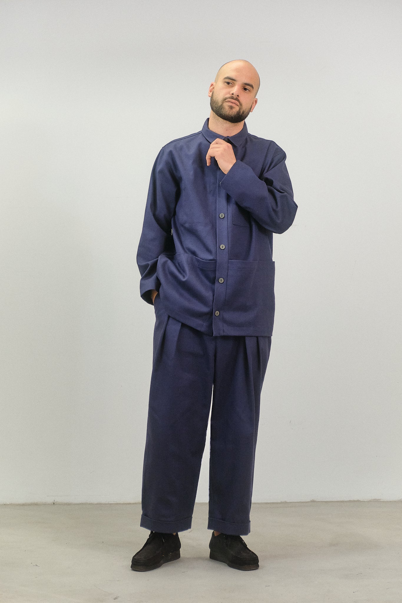 WJ01 - Navy Blue Working Jacket