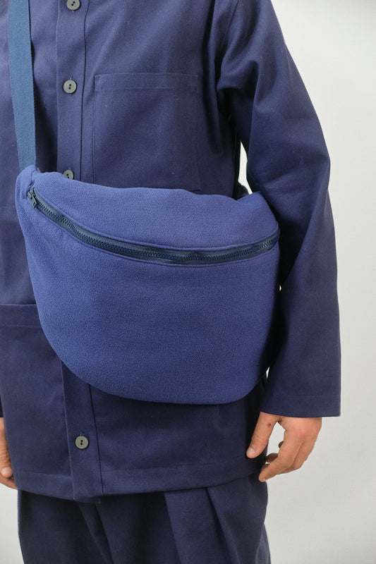 MA01 - Blue Spacious Belt Bag